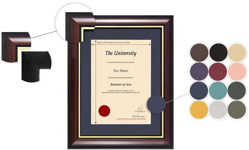 Degree Certification Frames