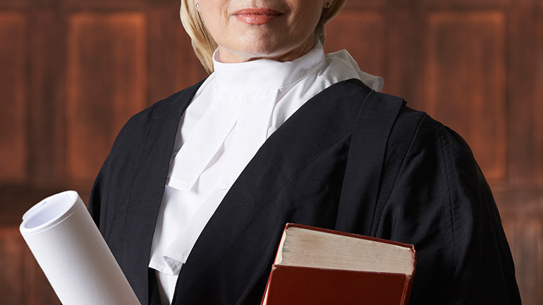 Female lawyers: Still must dress conservatively to impress judges.