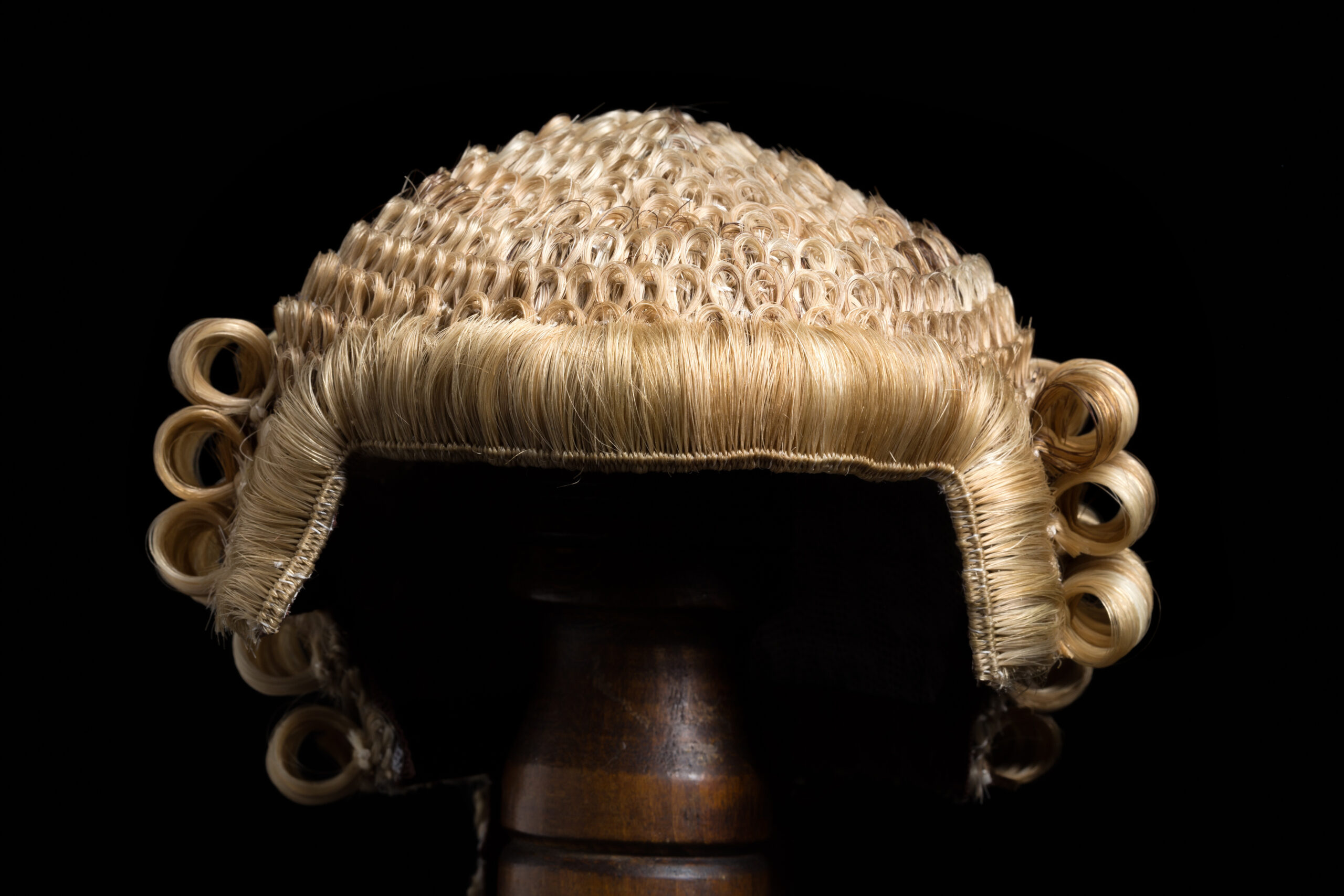 Lawyer's wig front